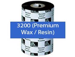 Zebra 3200 Wax/Resin - 60 mm x 300 m - Farbband