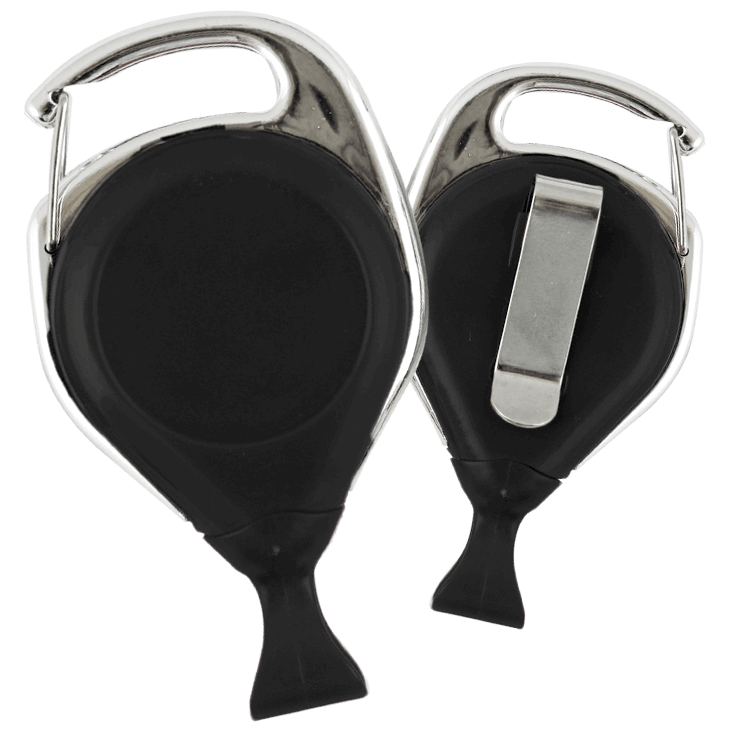 Kartenjojo mit Karabiner und NoTwist-Haken Farbe: schwarz Kartenjojo mit Karabiner und NoTwist-Haken Farbe: schwarz