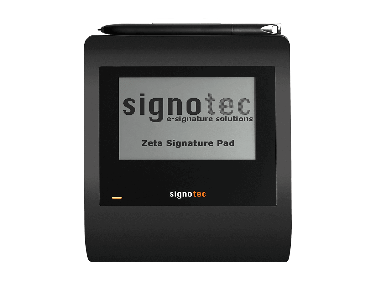 Signotec Unterschriftenpad Zeta, ohne Hintergrundbeleuchtung