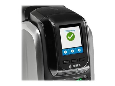 Zebra ZC300 - Plastikkartendrucker - Farbe - Duplex - Thermosublimation/thermische Übertragung - CR-80 Card (85.6 x 54 mm) Zebra ZC300 - Plastikkartendrucker - Farbe - Duplex - Thermosublimation/thermische Übertragung - CR-80 Card (85.6 x 54 mm)