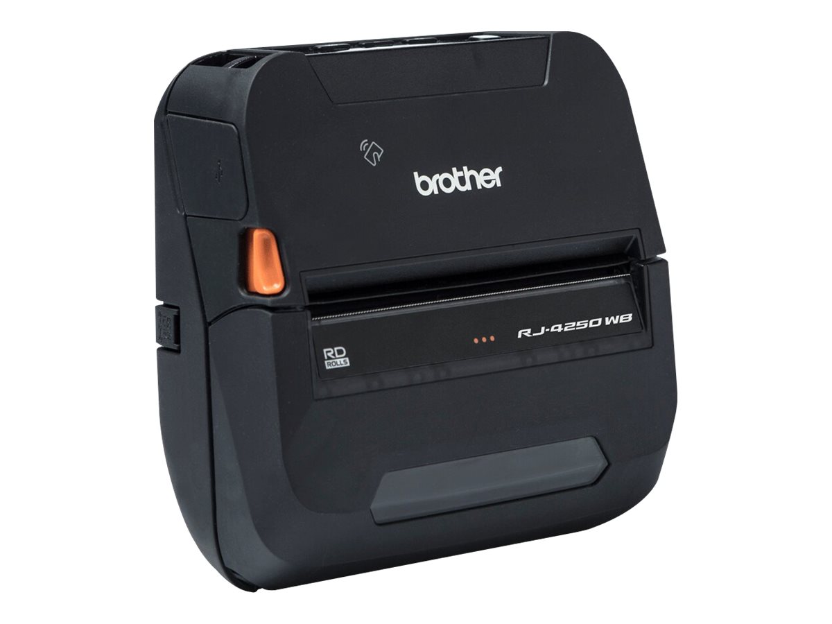 Brother RuggedJet RJ-4250WB - label printer - direct thermal - roll (11.3 cm)