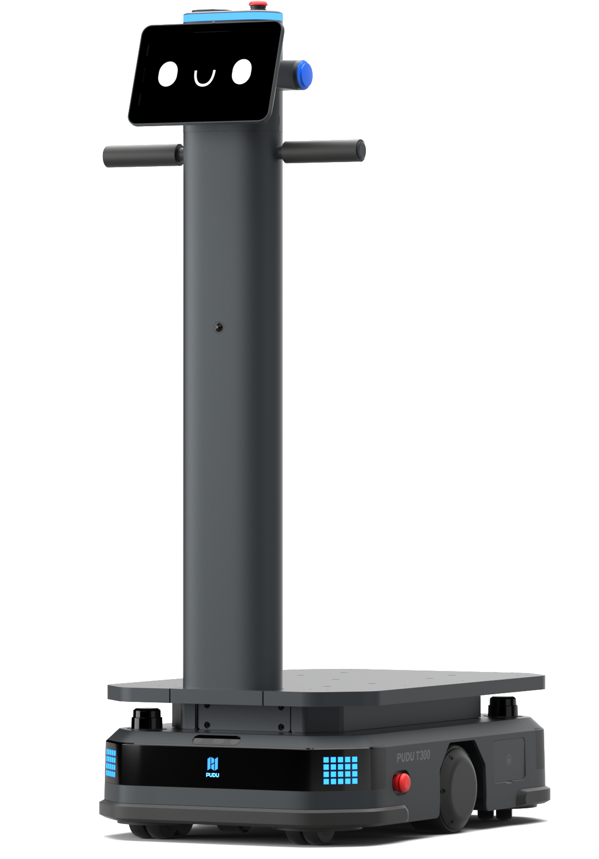 PUDU T300 Transportroboter (Black) – autonomer Lieferroboter mit 300 kg Tragkraft & VSLAM-Navigation