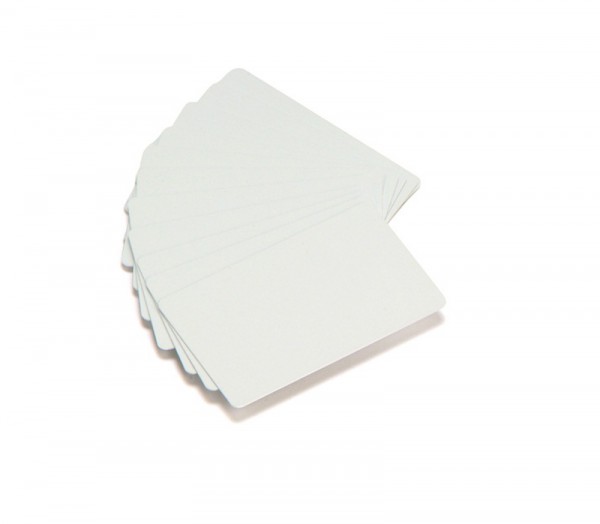 Zebra PVC Karte 0,381 mm weiss Rücken beschreibbar