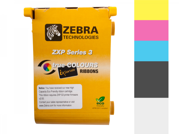 Zebra ZXP Series ix Eco Farbband 1/2 YCMKO