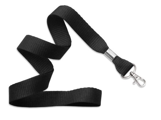 MicroWeave Lanyard, schwarz, 16mm