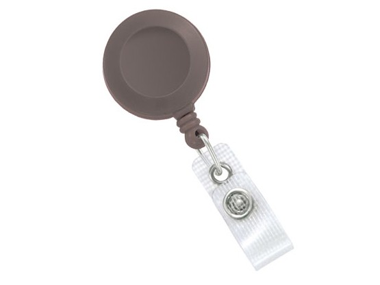 Kartenjojo grau Ansteckclip Vinylstrap verstärkt