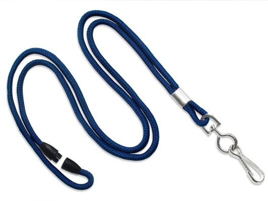 Classic Rund-Lanyard, marineblau, 3mm