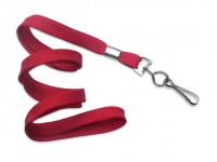 Classic Flach-Lanyard, rot, 10mm Classic Flach-Lanyard, rot, 10mm