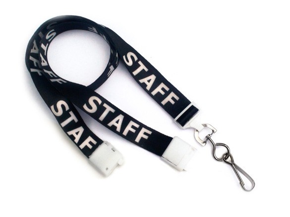 UltraWeave STAFF Lanyard, schwarz, 16mm