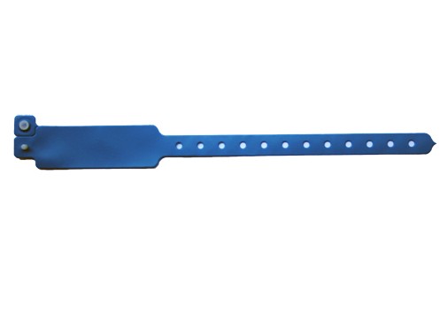 Vinyl Armband Perma Snap blau