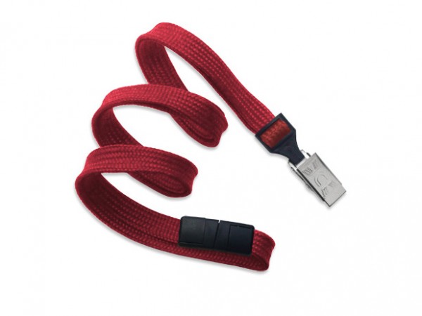 Classic Flach Lanyard, rot, 10mm