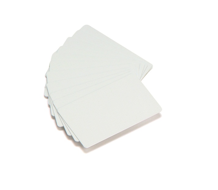 PVC Kundenkarten Plastikkarten HICO Kartendrucker 50 Magnetkarten weiß 