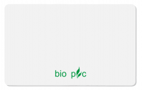 Umweltfreundliche Bio PVC Karten, weiß 86 x 54 x 0,76 mm Umweltfreundliche Bio PVC Karten, weiß 86 x 54 x 0,76 mm