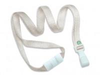Bambus Lanyard EcoLine, flach, natur, 10mm Bambus Lanyard EcoLine, flach, natur, 10mm