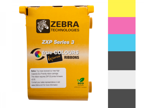 Zebra ZXP Series 3 ix Eco Farbband YMCKOK