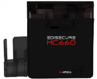 Matica EDIsecure MC660, 600 dpi, Magnetstreifen hochauflösender Re-Transfer Kartendrucker Matica EDIsecure MC660, 600 dpi, Magnetstreifen hochauflösender Re-Transfer Kartendrucker