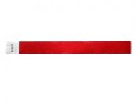 25mm Tyvec Armband, selbstklebend. Verschluss, rot 25mm Tyvec Armband, selbstklebend. Verschluss, rot