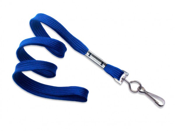Classic Flach-Lanyard, königsblau, 10mm