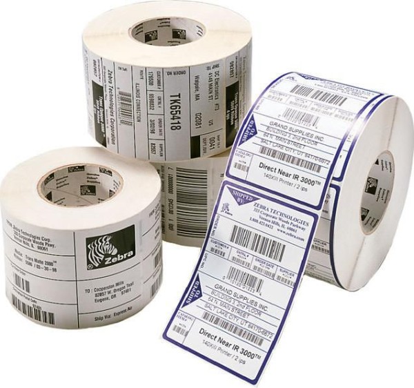 Zebra Z-Select 2000T, label roll, plain paper, 76x25mm