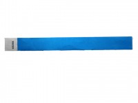 25mm Tyvec Armband, selbstklebend. Verschluss blau 25mm Tyvec Armband, selbstklebend. Verschluss blau