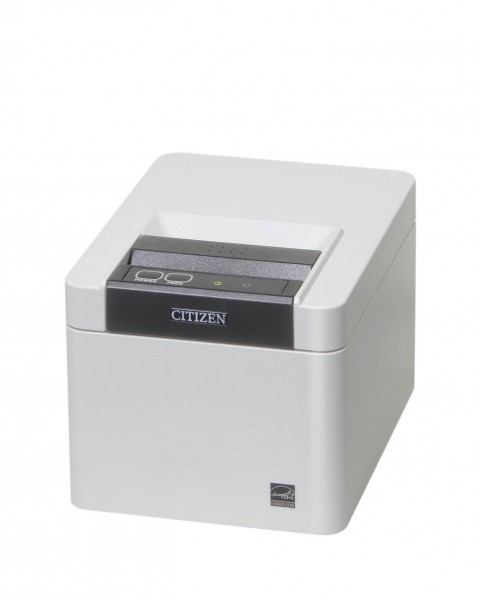 CT-E301, USB, 8 Punkte/mm (203dpi), Cutter, weiß - CTE301XXEWX