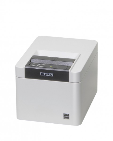 CT-E301, USB, RS232, Ethernet, 8 Punkte/mm (203dpi), Cutter, weiß - CTE301X3EWX