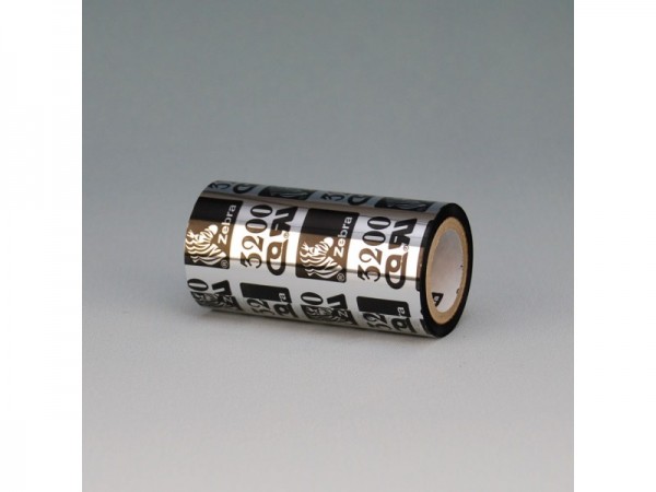 Zebra 3200 Wax Harzband 102 mm x 450 m