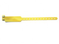 Vinyl Armband Perma Snap gelb Vinyl Armband Perma Snap gelb