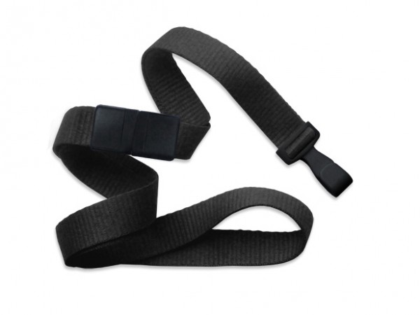 MicroWeave Lanyard, schwarz, 16mm