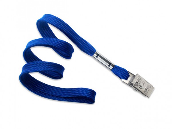 Classic Flach-Lanyard, königsblau, 10mm