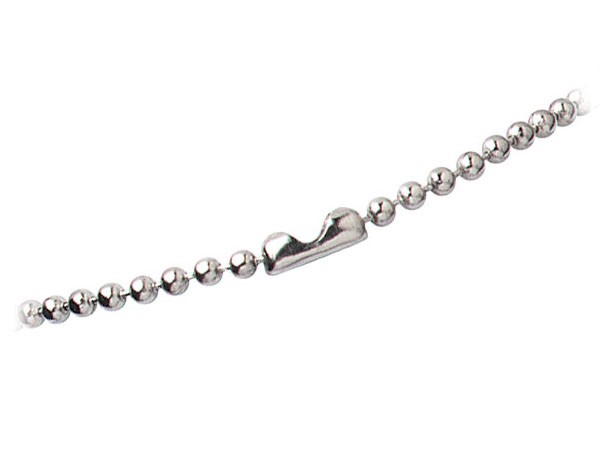 Metallperlenkette mit Verschlusskonnektor
