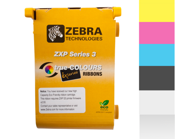 Zebra Farbband YMCKOO