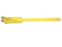 Vinyl Armband Perma Snap gelb Vinyl Armband Perma Snap gelb