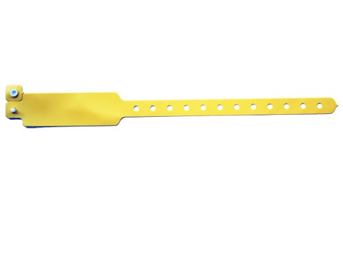 Vinyl Armband Perma Snap gelb