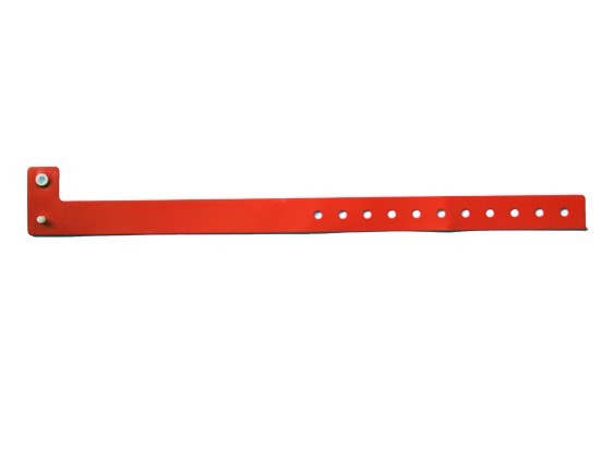 Vinyl Armband Perma Snap rot