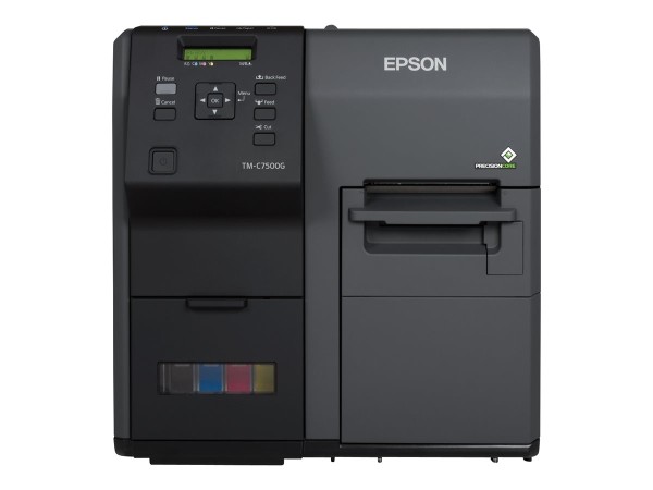 Epson ColorWorks C7500G, Cutter, Display, USB, Ethernet, black