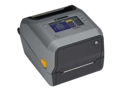 Zebra ZD621t, 300dpi, Peeler, Disp. (Farbe), RTC, USB, USB-Host, RS232, BT, Ethernet, WLAN, grau