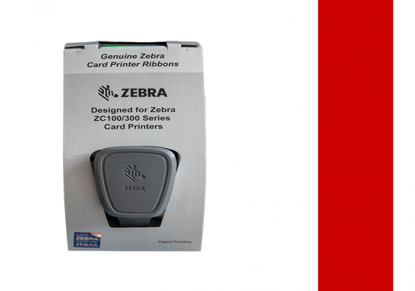 Zebra Farbband ZC Series rot 800300-302