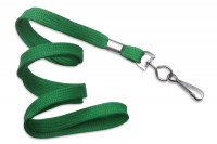 Classic Flach-Lanyard grün 10mm Metalldrehhaken Classic Flach-Lanyard grün 10mm Metalldrehhaken