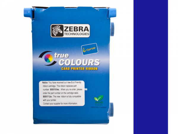 Zebra Value Line Eco Farbband blau monochrom
