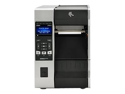 Zebra ZT610, 300dpi, Peeler, Rewind, Disp. (color), RTC, ZPL, ZPLII, USB, RS232, BT, Ethernet