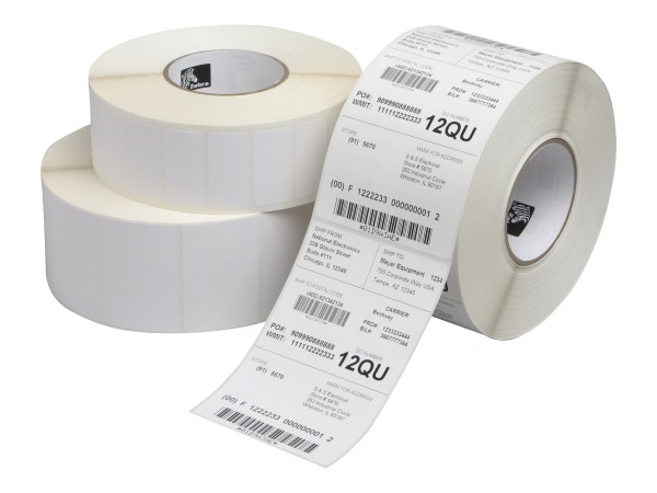 Zebra Z-Perform 1000T - Papier - permanenter Klebstoff - unbeschichtet - 64  x 64 mm 11100 Etikett(en
