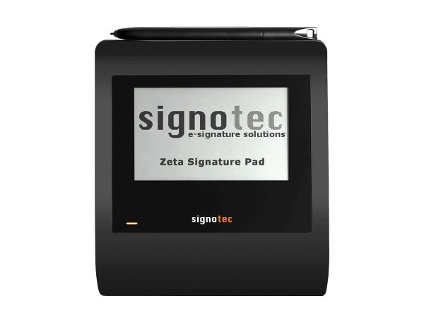 Signotec LCD Unterschriften Pad Zeta, mit Hintergrundbeleuchtung