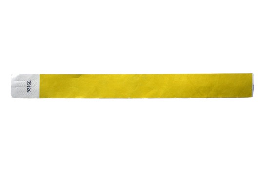 Tyvec Armband selbstklebend gelb