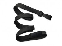 Classic Flach Lanyard, schwarz, 10mm Classic Flach Lanyard, schwarz, 10mm