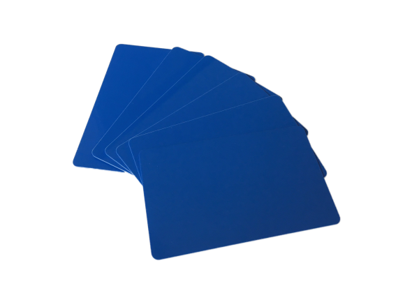Zebra Premier Karten blau 0,76mm