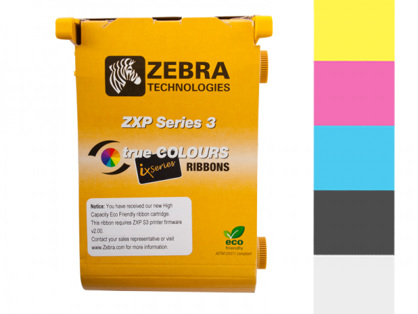 Zebra Series 3 ix Eco Farbband YMCKO vollfarbig