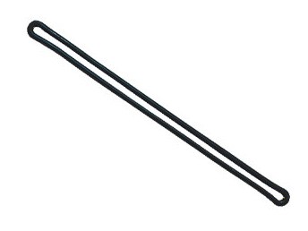 Flexible Kunststoffschlaufe schwarz 152mm
